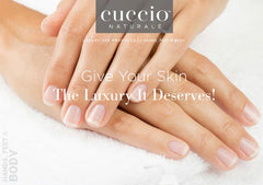 Cuccio Naturale Milk and Honey Butter Blend on skin shows soft, conditioned finish.