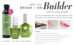 Cuccio Pro LED-UV builder gel on natural nails for overlays