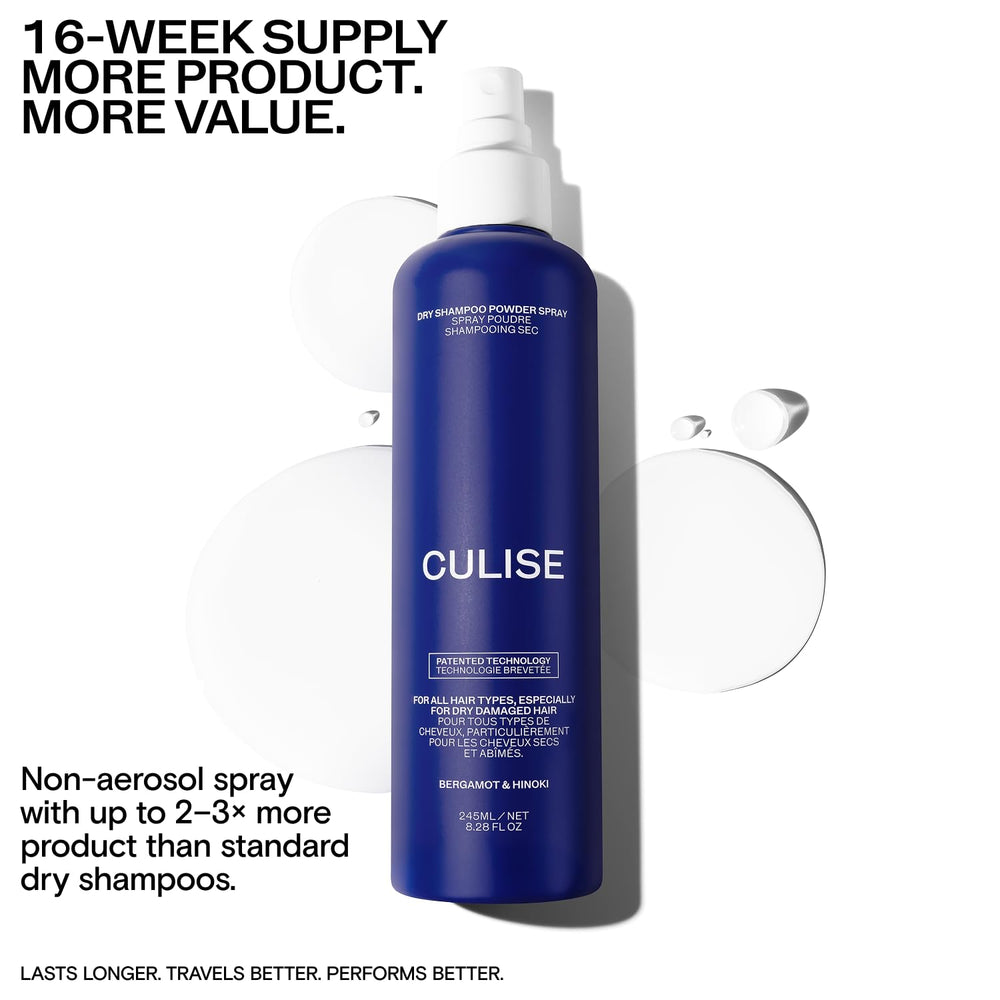 CULISE quick post-workout refresh helps extend styling.