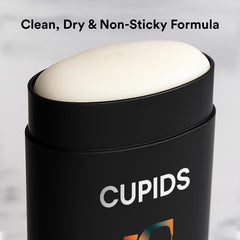Cupids Hypnosis fast-drying deodorant leaves no sticky residue.
