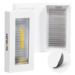 Curacoro anime feather spikes LC curl 7-16mm for bold, wispy lashes with lightweight comfort.