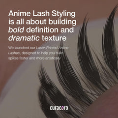 Curacoro CC curl options fit a wide lash range for customization.