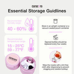 CURACORO glue designed to work with volume fans and pro-made lash fans.