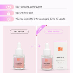 Curacoro Prime It Up application wand shows precise lash prep for cleaner priming