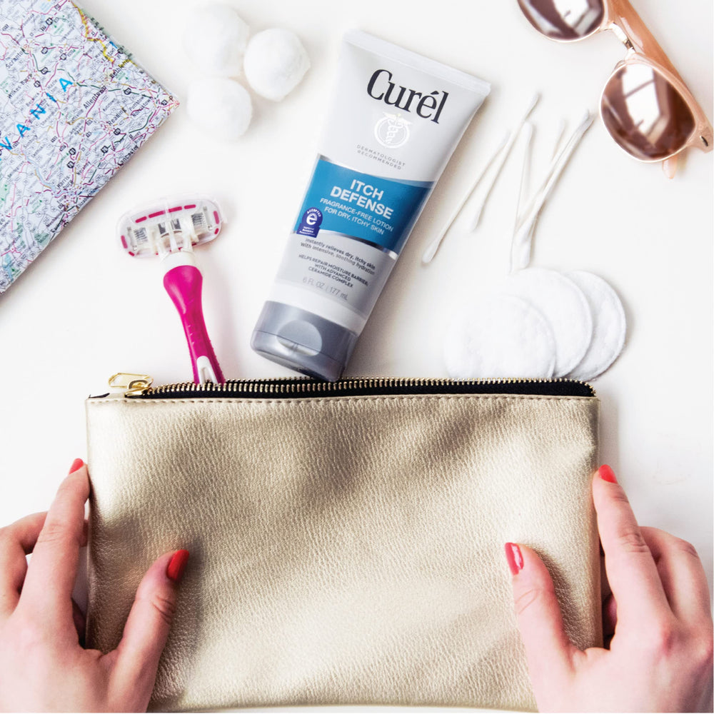 Curél Pro-Vitamin B5 focus shows nourishing conditioning that helps soothe skin.