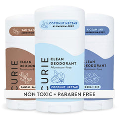 Curie Coconut Nectar deodorant stick for everyday freshness.