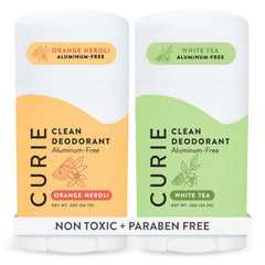 Curie Orange Neroli White Tea deodorant stick with smooth glide and all-day freshness.