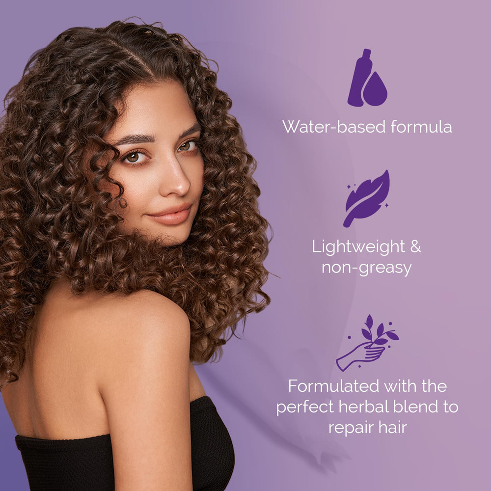 Application on wet hair using Curl Keeper Deep Conditioner detangles and nourishes moisture.