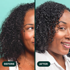 Blackberry fragrance on CurlMix Moisturizer during a styling session.