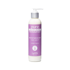 CurlMix Organic Moisturizer avocado bottle with lavender provides deep hydration for curly hair.