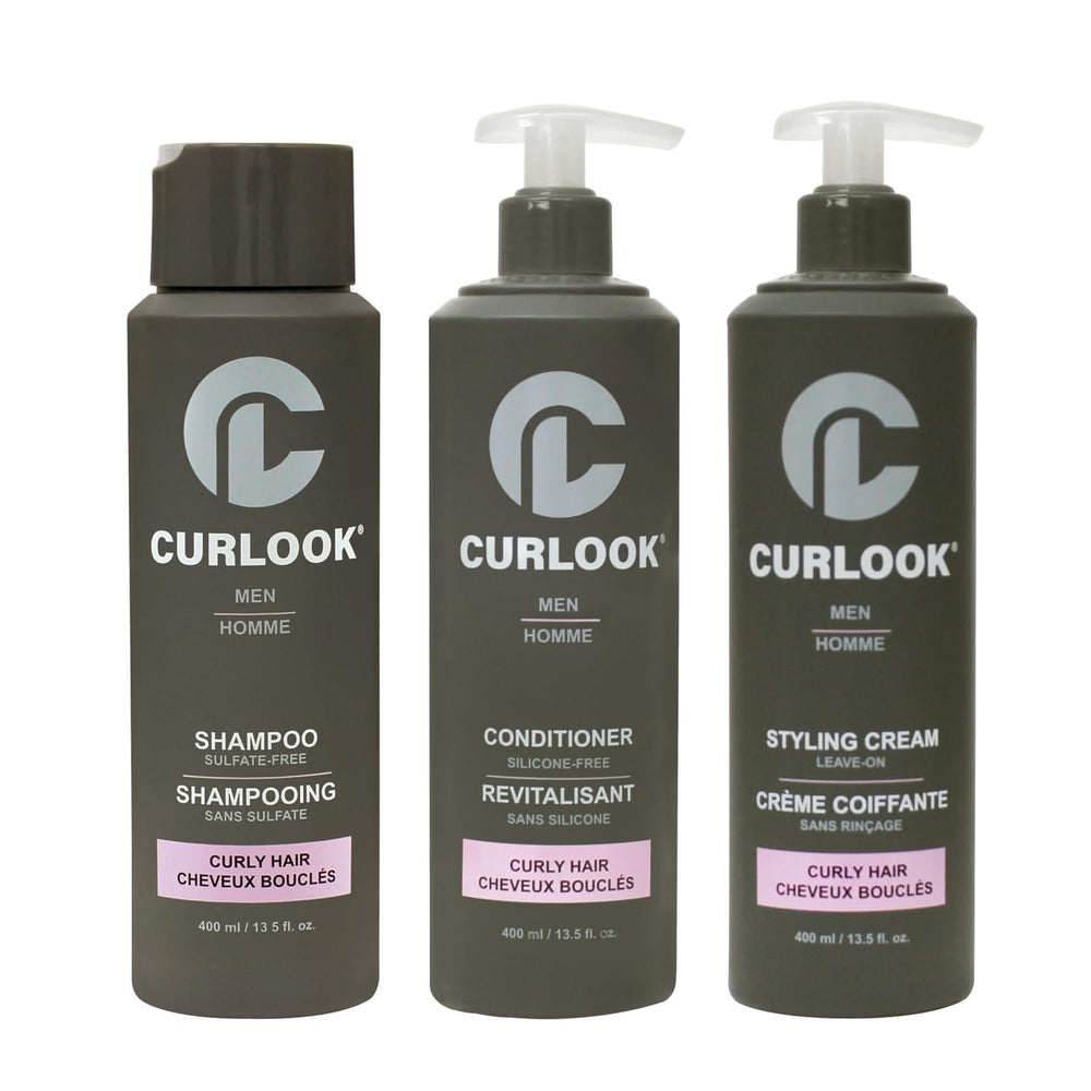CURLOOK curly hair shampoo bottle for gentle cleanse and defined curls