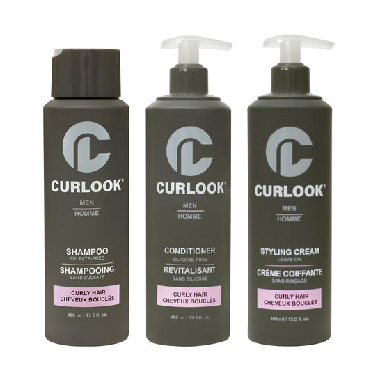 CURLOOK curly hair shampoo bottle for gentle cleanse and defined curls