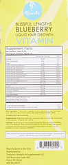 Curls Blueberry Bliss glass with vivid liquid color