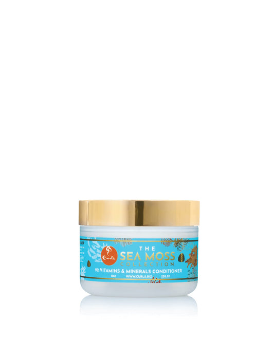 CURLS Sea Moss 92 Minerals conditioner bottle for deep hydration and detangling support