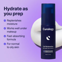 Curology Lightweight Gel Moisturizer jar delivering quick-absorbing hydration.