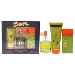 Curve for Men gift set bottle close-up for daily wear