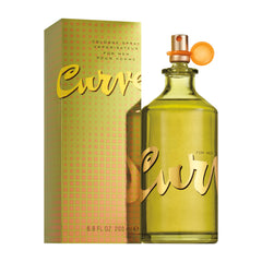 Curve Men Cologne bottle front view highlighting sleek, versatile fragrance for day or night.