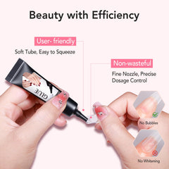 Curvlife gentle non-acetone remover 20ml for safe, precise removal.