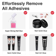 Travel-ready CurvLife remover kit for easy glue removal anywhere