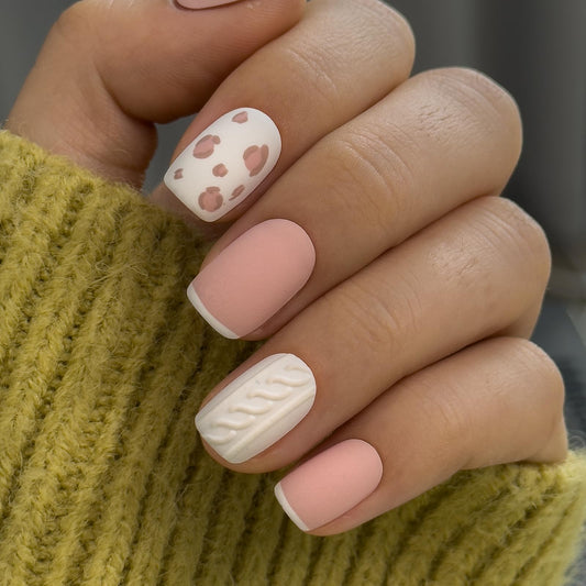 CurvLife soft gel press-on nails with natural fit and glossy finish