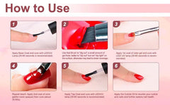 CurvLife Solid Nail Polish bottle with bubble-free formula supports precise, long-lasting color.