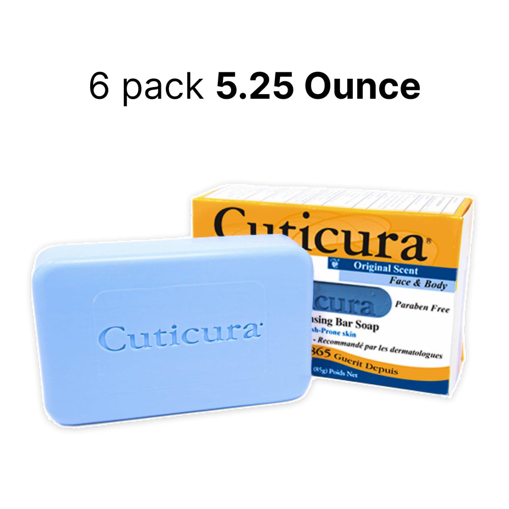 Cuticura foamy lather demonstrates deep cleansing while leaving skin refreshed.