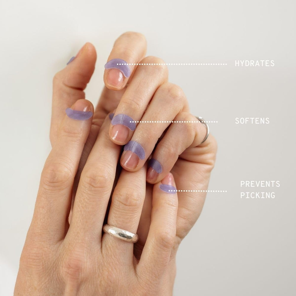 CUTIPATCH patch softens cuticle skin for smoother edges.