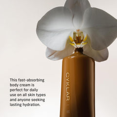 CYKLAR Banana Flower Extract close-up shows gentle nourishment for skin.