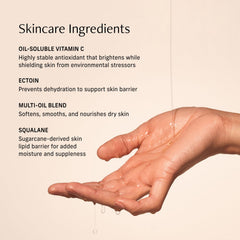 CYKLAR ingredients include squalane and ectoin for moisture and barrier support.