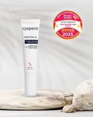 cyspera Original+ daily routine setup showing easy incorporation into skincare.