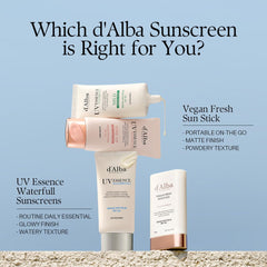d'alba Piedmont Air Fit Fresh Sun Stick outdoor touch-ups in sunlight