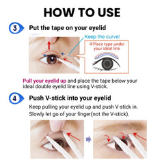 D-UP Droopy eyelid tape offers a subtle lift for everyday confidence.