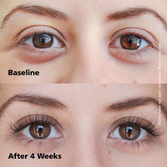 DABALASH mascara brush close-up highlighting hourglass curl.