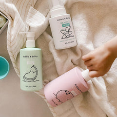 Dabble & Dollop Honeydew melon scent bottle highlights refreshing notes.