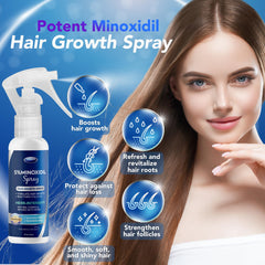 DABIDA Women hair growth spray showing root revitalization potential.
