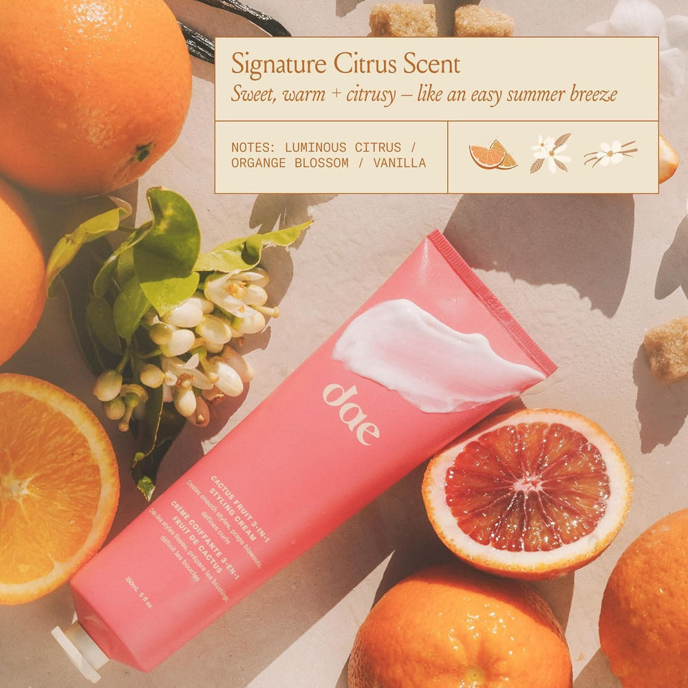 DAE Cactus Fruit 3-In-1 Styling Cream features dragon fruit and prickly pear oils