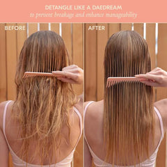 DAE Mirage Mist applied to damp hair for detangling and shine