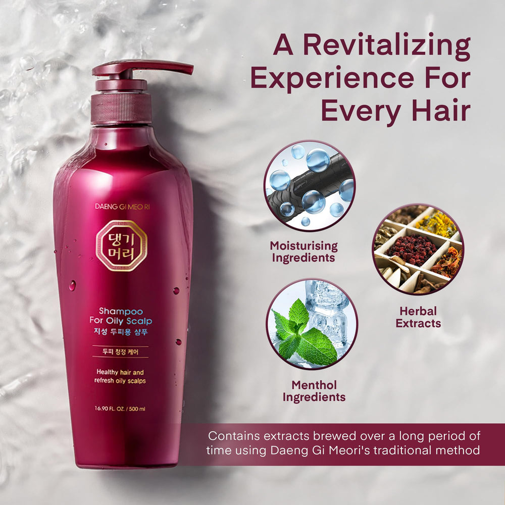 Daeng Gi Meo Ri menthol cooling concept visual for scalp refreshment