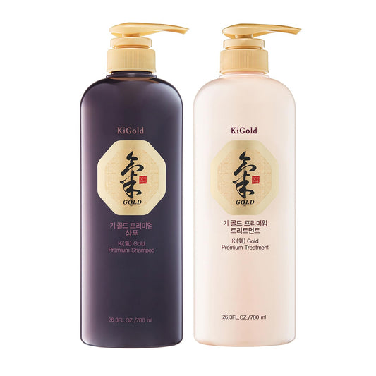 Daeng Gi Meo Ri Ki Gold premium shampoo bottle nourishes the scalp with herbal care