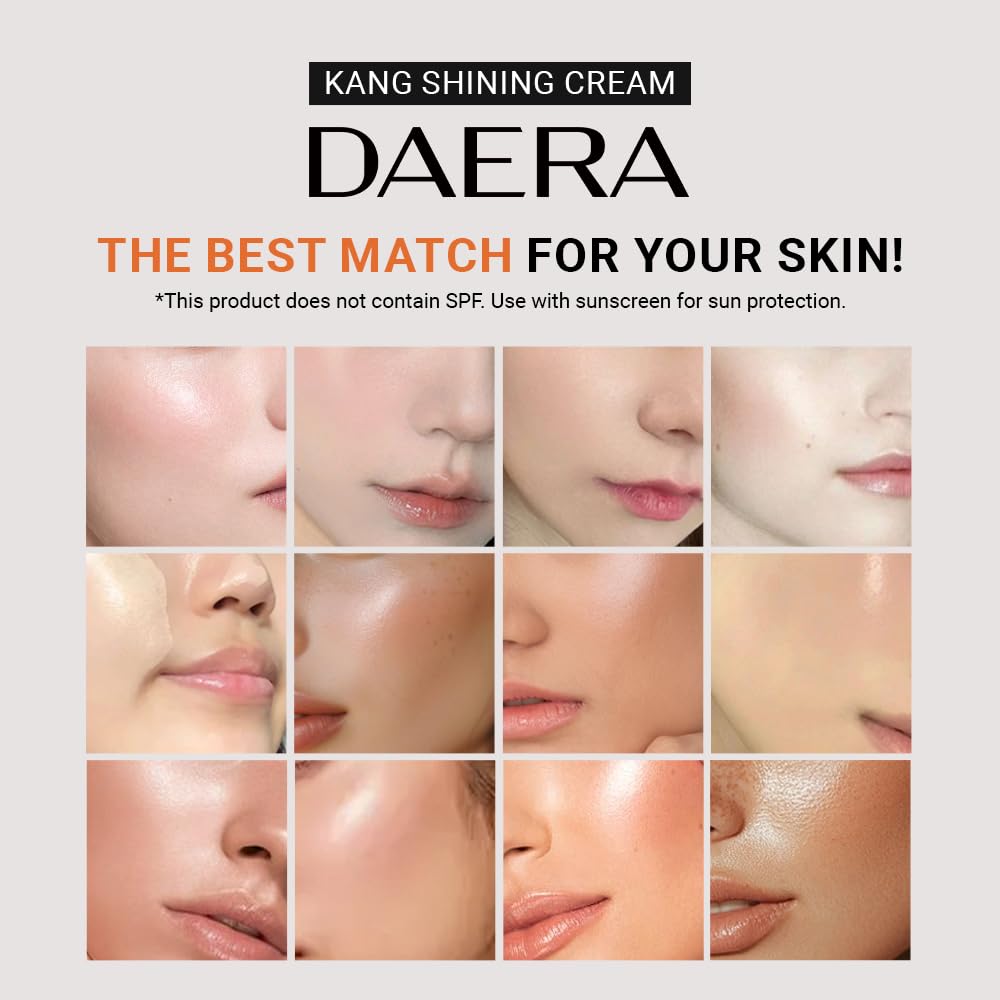 DAERA Kang Shining BB cream bottle with reminder to apply sunscreen underneath