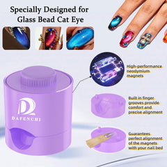 DAFENCHI cat eye magnet wand concentrates magnetic pull for dramatic effects