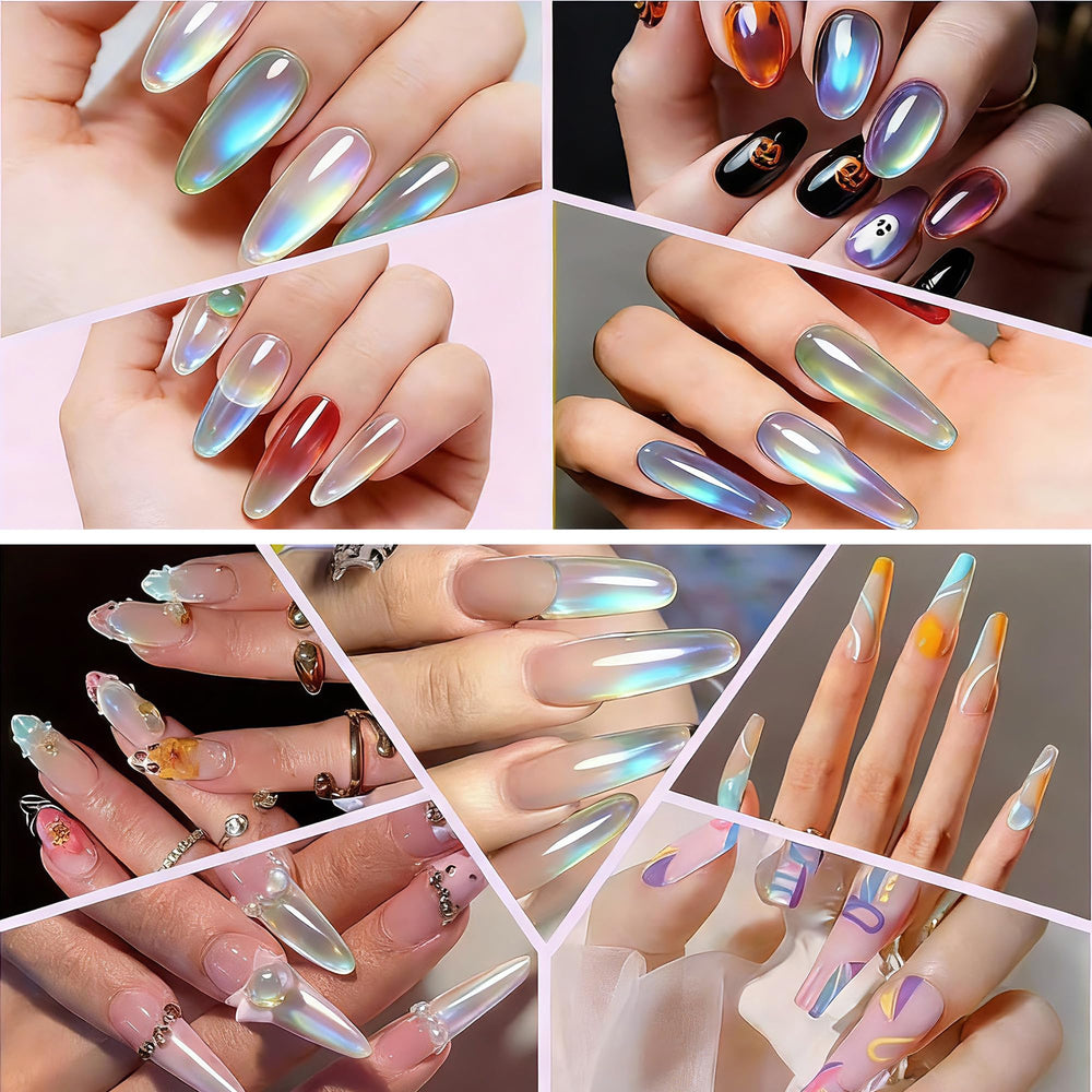 DAFENCHI at-home kit for salon-grade nail art and cat eye polish