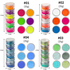 DAGEDA nail powder suitable for UV gel and acrylic applications for vivid color
