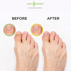 Feet soaking in a basin with Daily Remedy foot soak for at-home spa moment