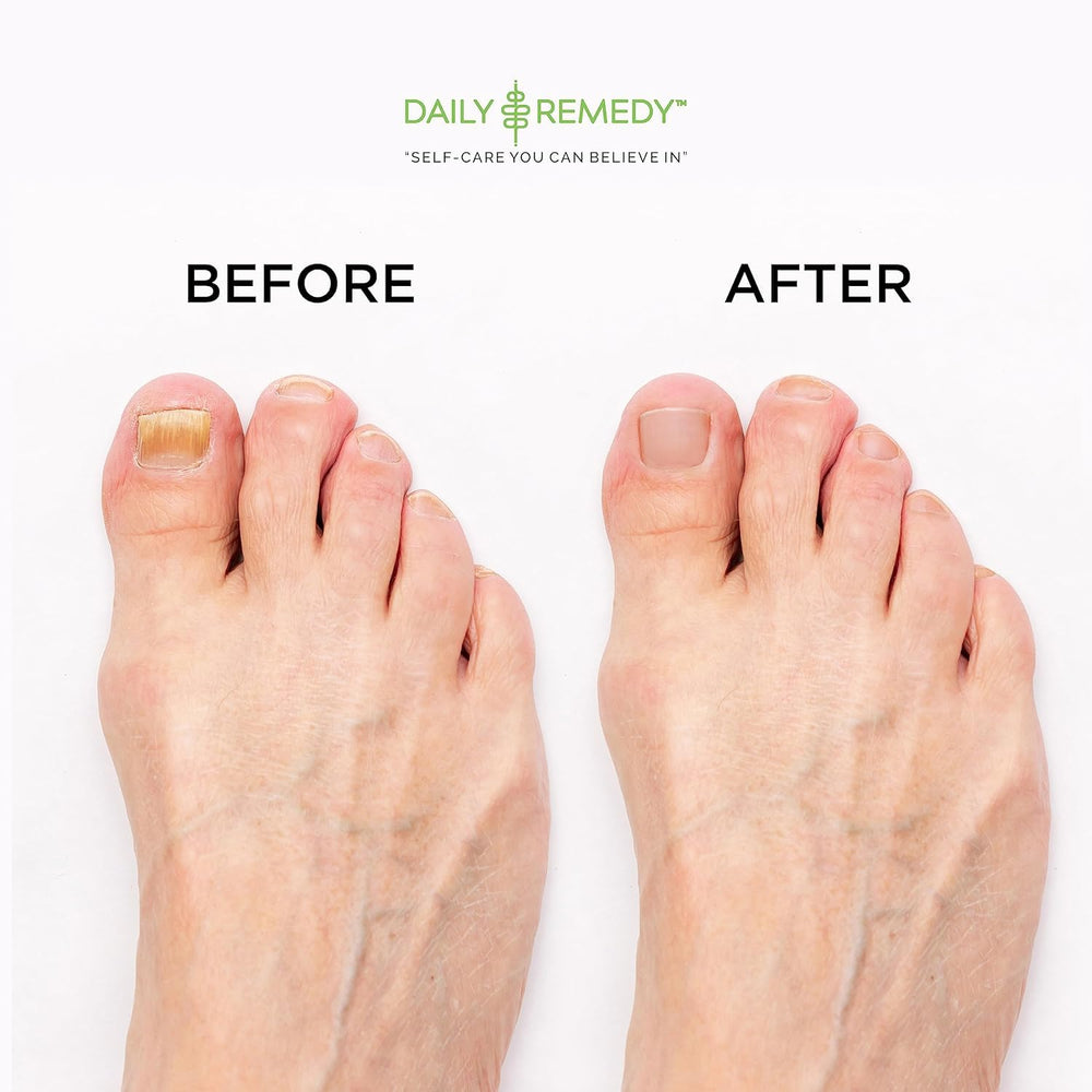 Packaging featuring Daily Remedy made-in-USA label on premium foot soak box.