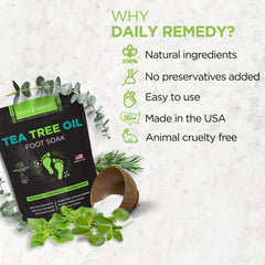 Daily Remedy Natural foot soak free from harsh chemicals