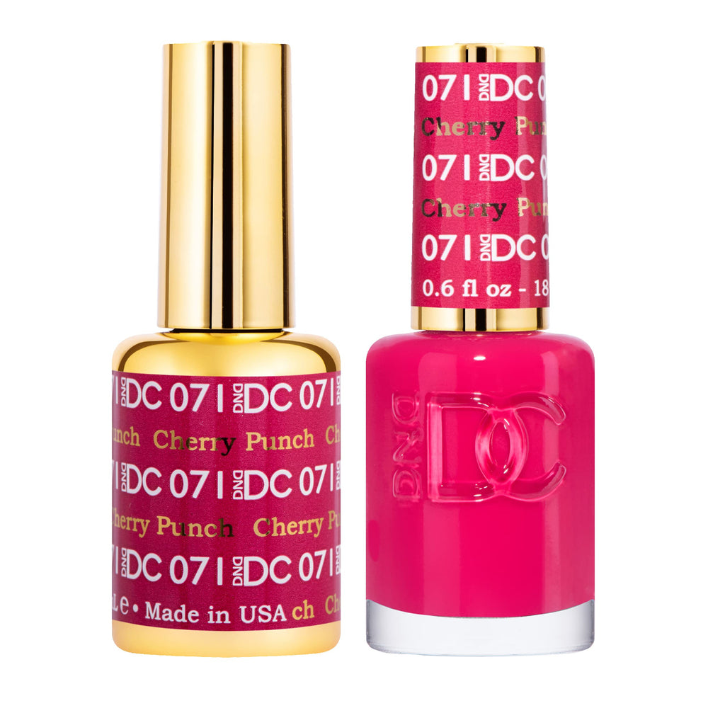 Daisy DND Cherry Punch gel polish bottle with vibrant color and long-lasting look