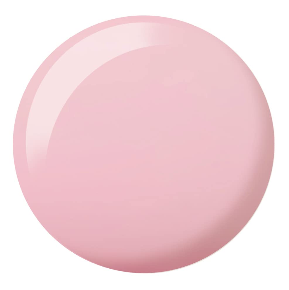 DAISY DND Cotton Candy lacquer bottle pairs with gel for at-home manicures.