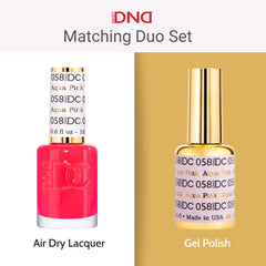 Daisy DND DC Air Dry Lacquer swatch with quick-dry finish