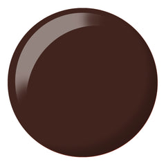 DAISY DND DC Coffee Bean lacquer bottle demonstrates quick air-dry formula.